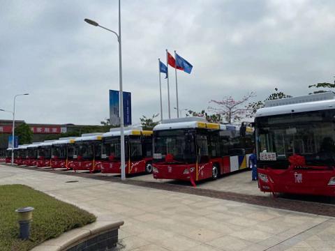 pp电子电气双源无轨电车车载电源DCDC在广州电车公司投运